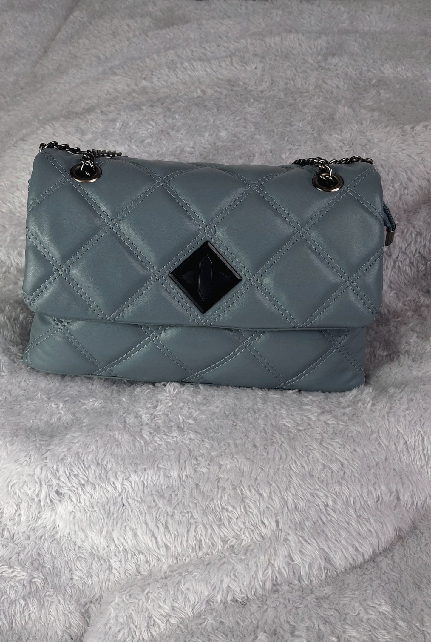 QUILTED PU LEATHER HANDBAG - OMGSTYLEZ