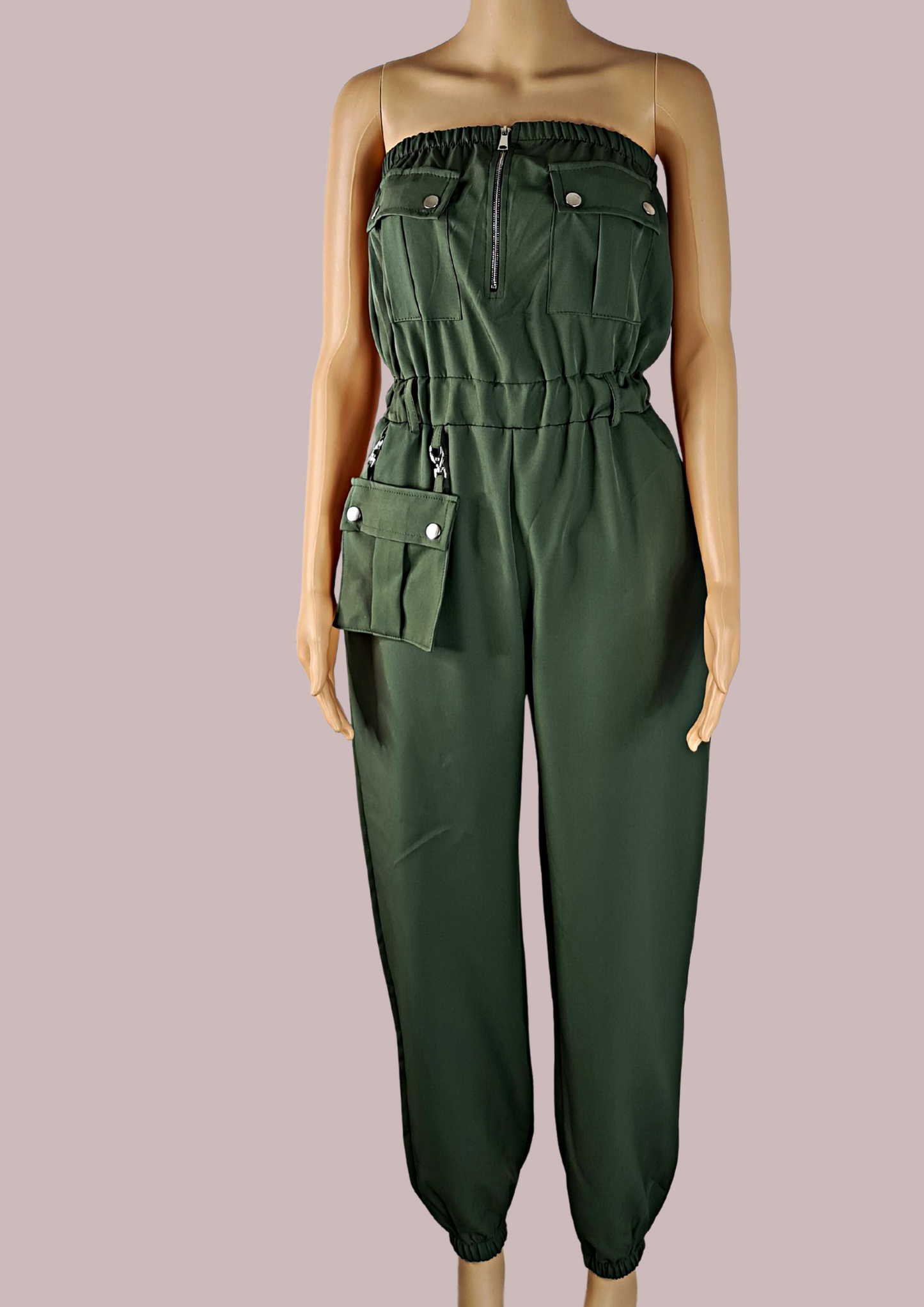 BANDEAU POCKET BOILERSUIT - OMGSTYLEZ