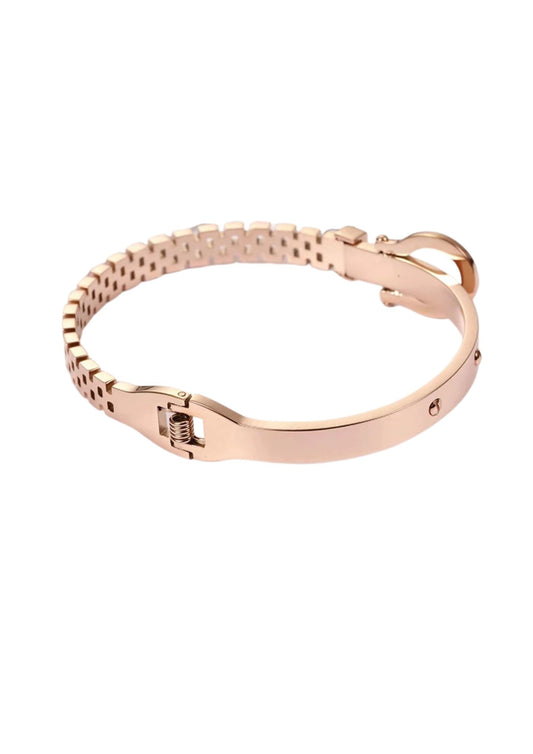 CHAIN BUCKLE BANGLE BRACELET - OMGSTYLEZ