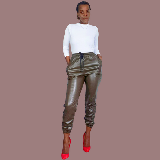 Faux Leather Pants. - OMGSTYLEZ