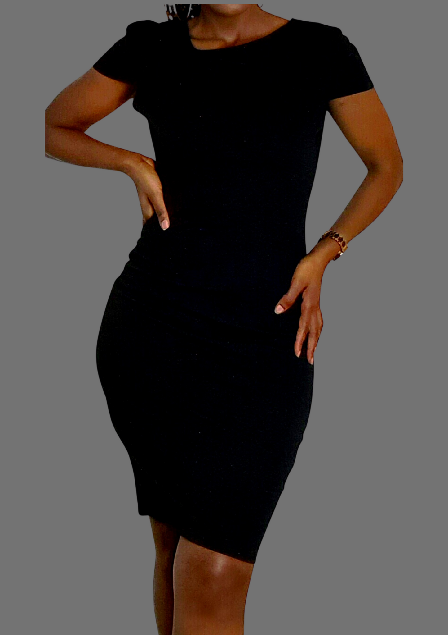 Back Zipper Bodycon Dress - OMGSTYLEZ