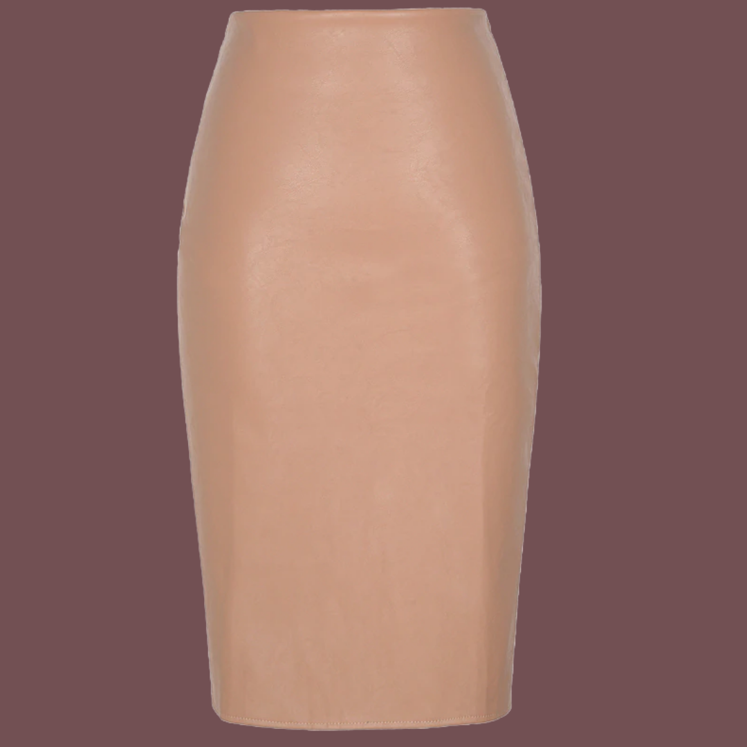 Faux Leather Pencil Skirt - OMGSTYLEZ