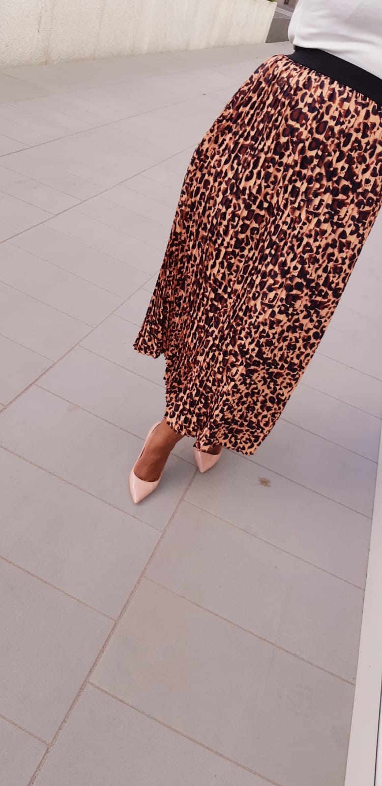 Leopard Pleated Skirt - OMGSTYLEZ