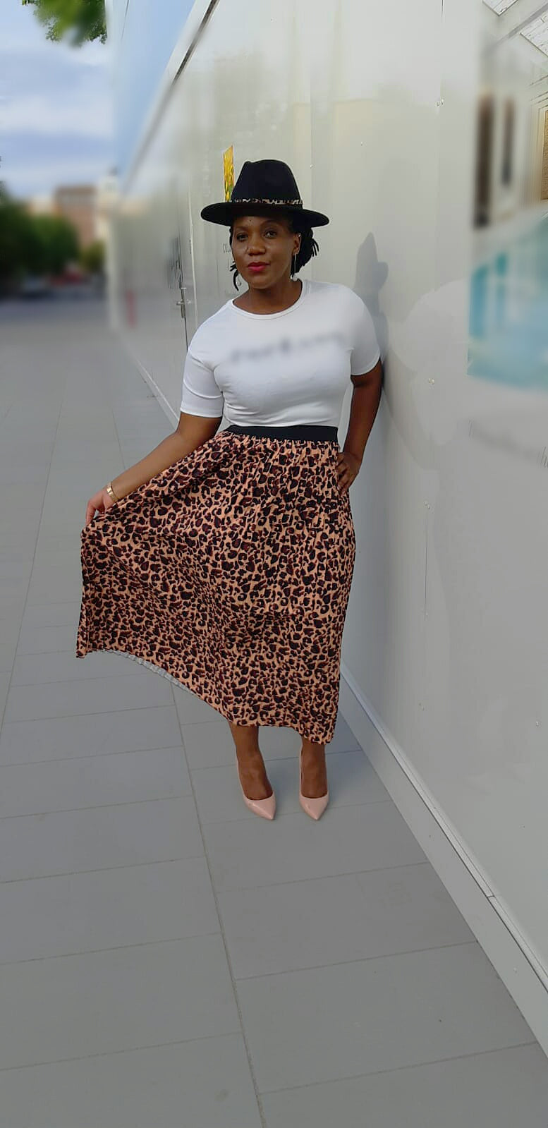 Leopard Pleated Skirt - OMGSTYLEZ